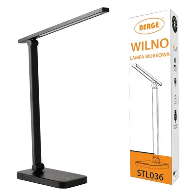 BERGE Stolní LED lampa 5W WILNO černá