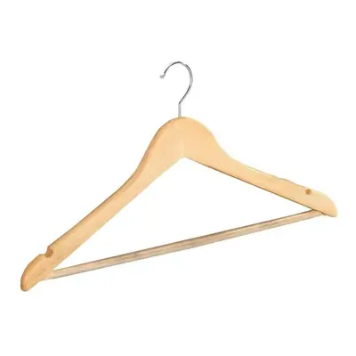 Sada 8 dřevěných ramínek na oblečení Wenko Shaped Hanger Eco