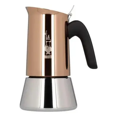 Bialetti New Venus 6 šálků - nerezová moka konvice - měděná