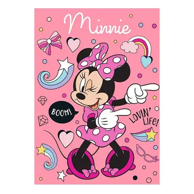 Dětská deka fleece MINNIE 100x140cm