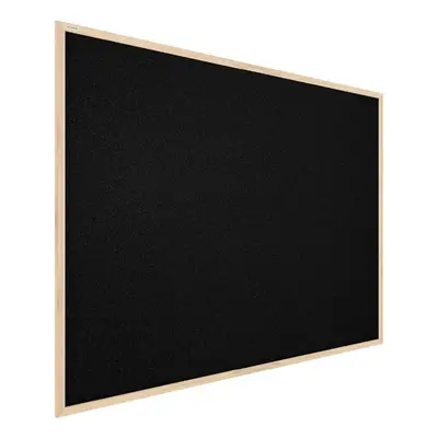 Černá korková nástěnka 60 x 40 ALLboards NATURAL TKBLACK64D