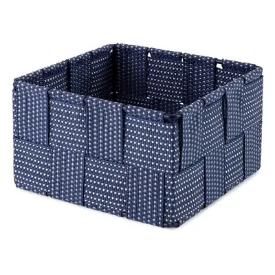 Úložný organizér do zásuvky Compactor Toronto - košík S, 12 x 12 x 7 cm, modro-šedý