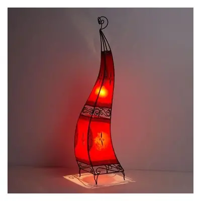 Orientální rohová lampa Ibis 150 cm červená