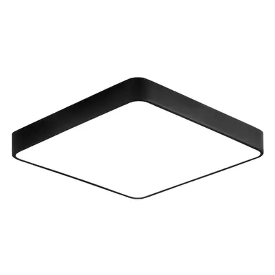 LEDsviti Černý stropní LED panel 400x400mm 24W denní bílá s čidlem (13875)