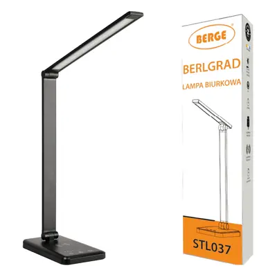 BERGE Stolní LED lampa 5W CCT s indukční nabíječkou