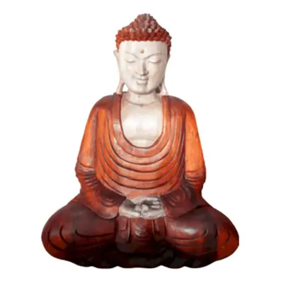 Milujeme Kameny Buddha - dřevěná soška - velká