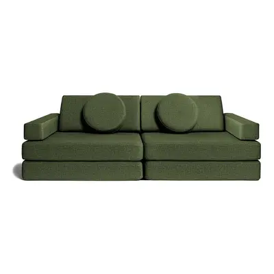 Rozkládací dětská pěnová pohovka a bunker SHAPPY PLAY SOFA ORIGINAL více barev Barva: Bottle Gre