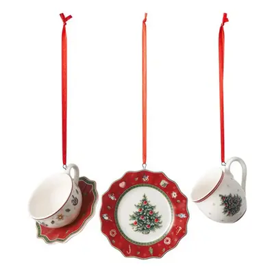 Toy's Delight Decoration Vánoční závěsná ozdoba Servis 3ks, Villeroy & Boch