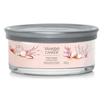 Yankee Candle vonná svíčka Signature Tumbler 5 knotů Pink Sands 340g