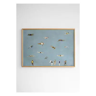 Fine Little Day Plakát Swimmers by Fine Little Day 50x70 cm