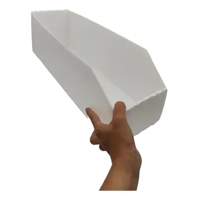 usporadejto.cz Úložný box, plastový bílý 15x50x16cm - do spíže i do skříně KARTONPLAST