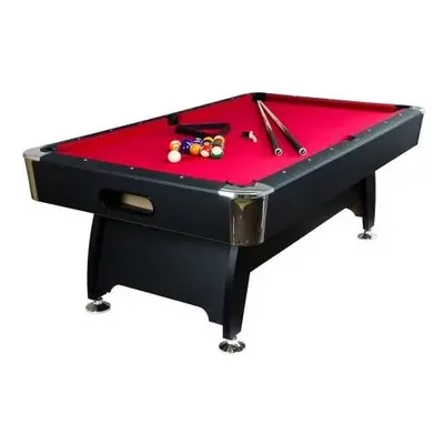 GamesPlanet® 9515 Kulečníkový stůl pool billiard kulečník 8 ft s vybavením