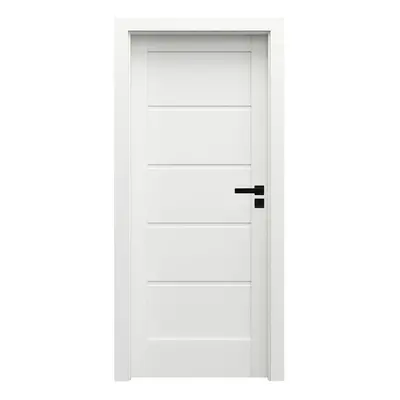 Porta doors Verte Home Interiérové dveře rámové, 70 L, 748 × 1985 mm, fólie, levé, bílé, plné