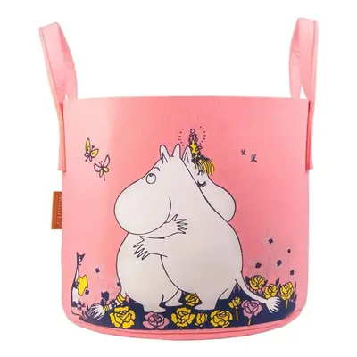 Úložný koš Moomin Hug 30l, růžový