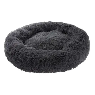 Petstuff Pelíšek pro psa, kulatý, tmavě šedý, 60 cm