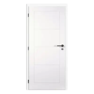 Doornite Dakota Interiérové dveře 70 L, 746 × 1983 mm, lakované, levé, bílé, plné