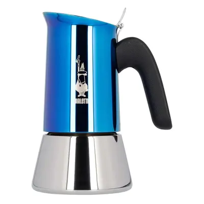 Bialetti New Venus 4 šálky - nerezová moka konvice - modrá