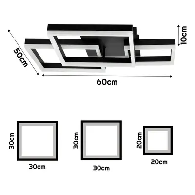 BERGE Stropní LED lampa 80W Louisville CCT