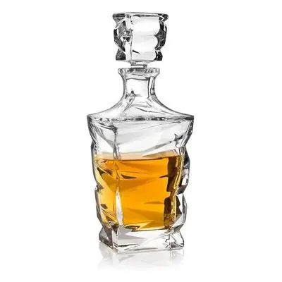 Crystal Bohemia ZIG ZAG karafa na whisky 0,75 l