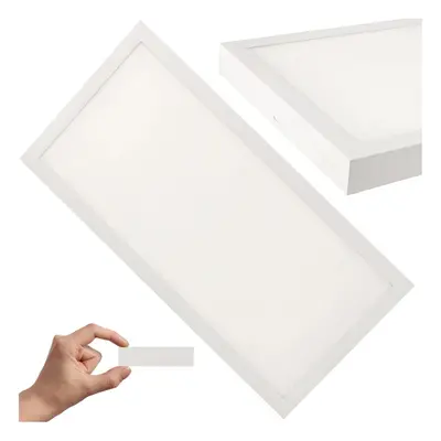 ECOLIGHT Přisazený LED panel 24W bílý 60x30cm