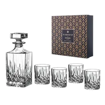 Diamante whisky set Dorchester 1+4