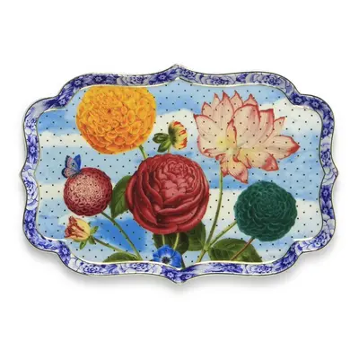 Pip Studio Royal Multi porcelánový tác 26x18cm, barevný