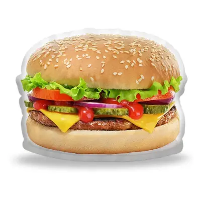 Sablio 3D polštář ve tvaru Hamburger