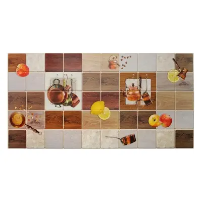 Obkladové panely 3D PVC TP10015858, rozměr 955 x 480 mm, kuchyňský motiv, GRACE