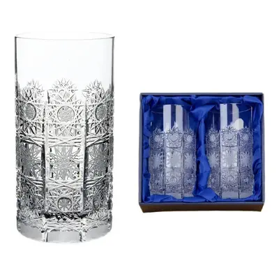 Onte Crystal Bohemia Crystal ručně broušené sklenice na nealko nápoje 500pk 380 ml 2KS