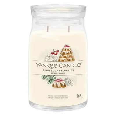 Yankee Candle vonná svíčka Signature ve skle velká Spun Sugar Flurries 567g