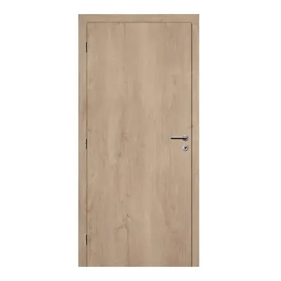 Solodoor Interiérové dveře 60 L, 650 × 1985 mm, fólie, levé, dub Western, plné