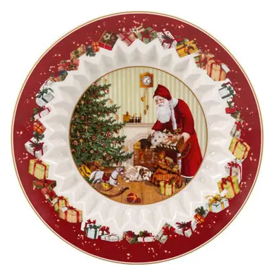 Toy's Fantasy Mísa, Santa rozdává dárky 25 cm, Villeroy & Boch