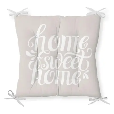 Podsedák s příměsí bavlny Minimalist Cushion Covers Home Sweet Home, 36 x 36 cm