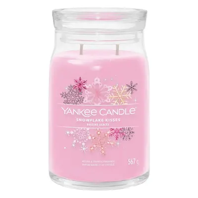 Yankee Candle vonná svíčka Signature ve skle velká Snowflake Kisses 567g