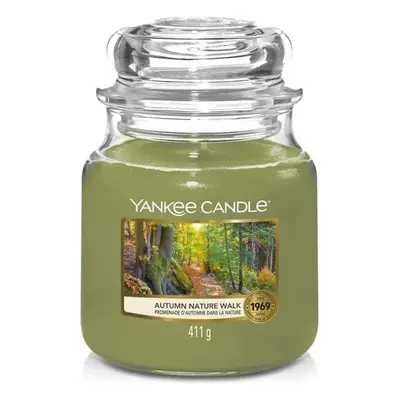 Yankee Candle vonná svíčka Classic ve skle střední Autumn Nature Walk 411g