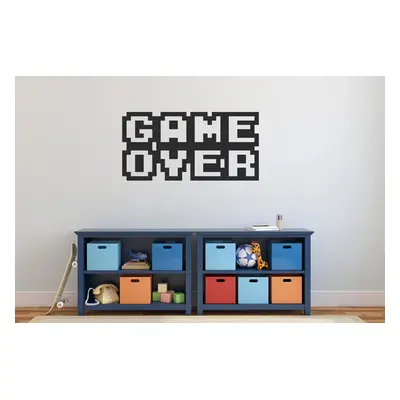 Lepy.cz Samolepka na zeď Game over Velikost (šířka x výška): 25x12cm, Barevná varianta: Světle o