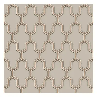 Luxusní vliesová geometrická tapeta WF121023, Wall Fabric, ID Design