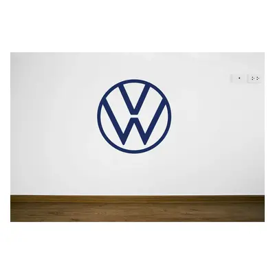 Lepy.cz Samolepka na zeď Volkswagen - logo Velikost (šířka x výška): 30x30cm, Barevná varianta: 