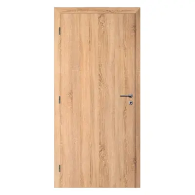 Solodoor Interiérové dveře 90 L, 950 × 1985 mm, fólie, levé, dub Mystic, plné