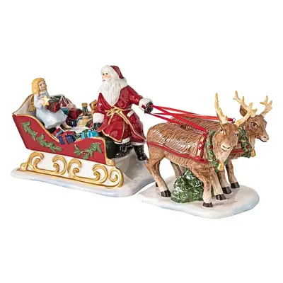 Christmas Toys dekorace/svícen, Santovo spřežení, 36 cm, Villeroy & Boch