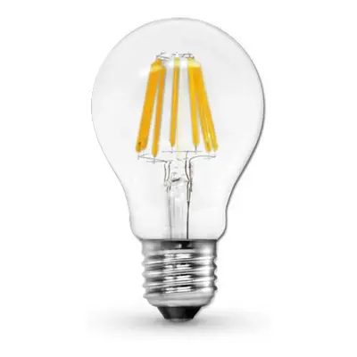 BERGE LED žárovka - E27 - 8W - 880Lm - filament - teplá bílá