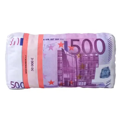 3D polštář Bankovky 500€