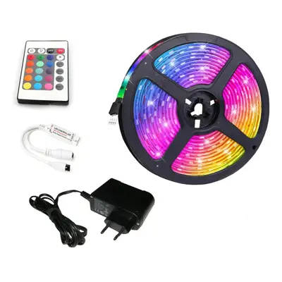 BERGE LED pásek - RGB 5050 - 2,5m - 30LED/m - 7,2W/m - IP20 - SADA