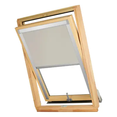 Dekodum Termoizolační roleta na střešní okno typu VELUX MK06/M06/306 Barva látky: Grey Silver, B