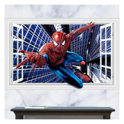 Živá Zeď Samolepka na zeď Spiderman superhrdina