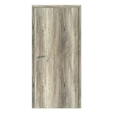 Doornite Interiérové dveře 60 P, 646 × 1983 mm, fólie, pravé, dub Grand, plné