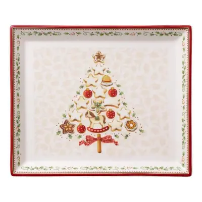 Winter Bakery Delight Podnos na dort/vánočku 39 x 26,5 cm, Villeroy & Boch