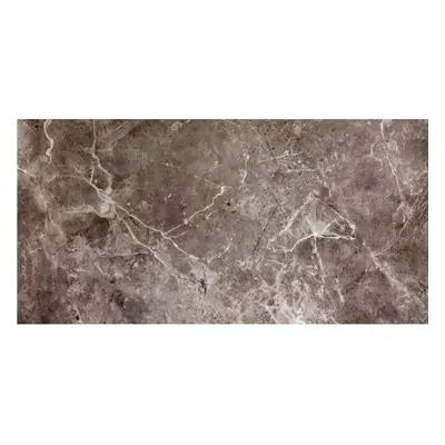 Samolepící PVC 3D panely ARS-903, cena za kus, rozměr 60 x 30 cm, Marble tmavě hnědý lesklý, IMP