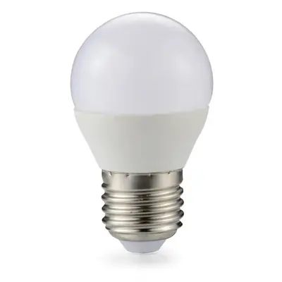 ECOLIGHT LED žárovka E27 5W G45 - teplá bílá