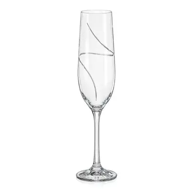 Crystalex Sklenice na sekt VIOLA UP 190 ml, 2 ks